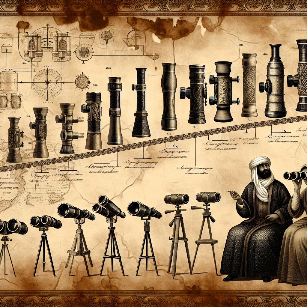 The history of binoculars.