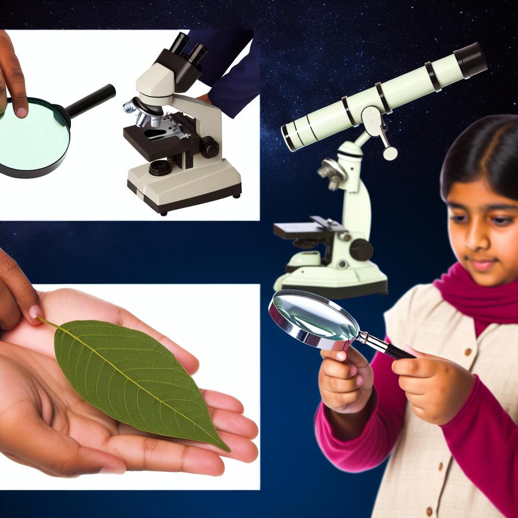 The role of magnification in optical tools.