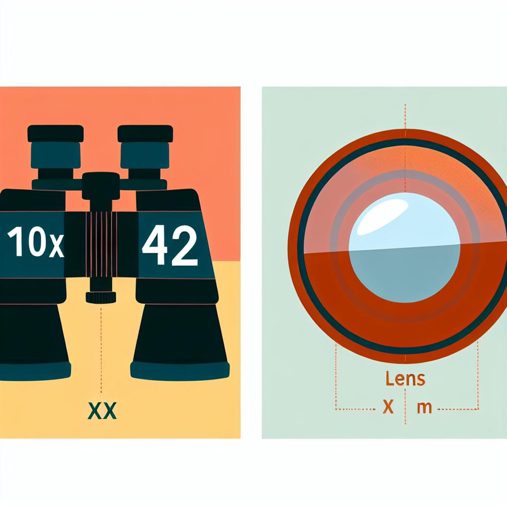 Understanding the numbers on binoculars (e.g., 10x42).