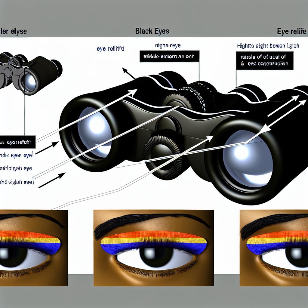 The importance of eye relief in binoculars.