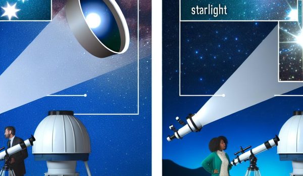 The importance of aperture in telescopes.