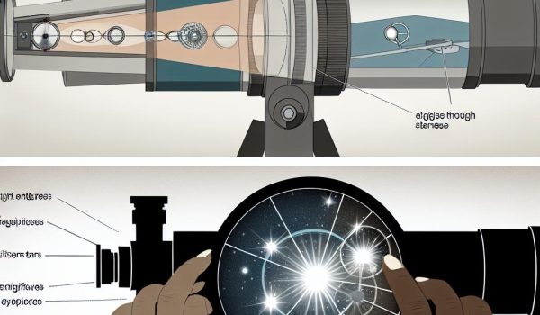 The role of eyepieces in telescope magnification.