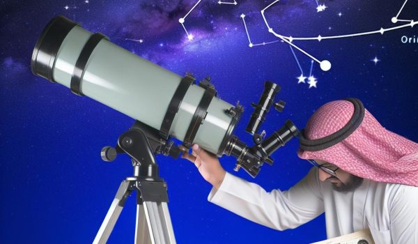How to align a telescope with the night sky.