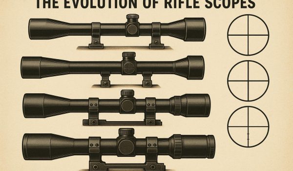 The evolution of rifle scopes.