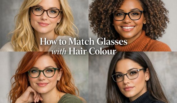 How to match glasses with hair colour
