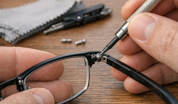 How to fix loose screws in glasses