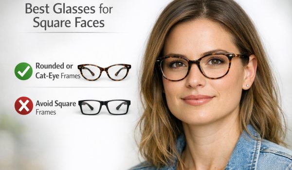 How to choose glasses for square faces