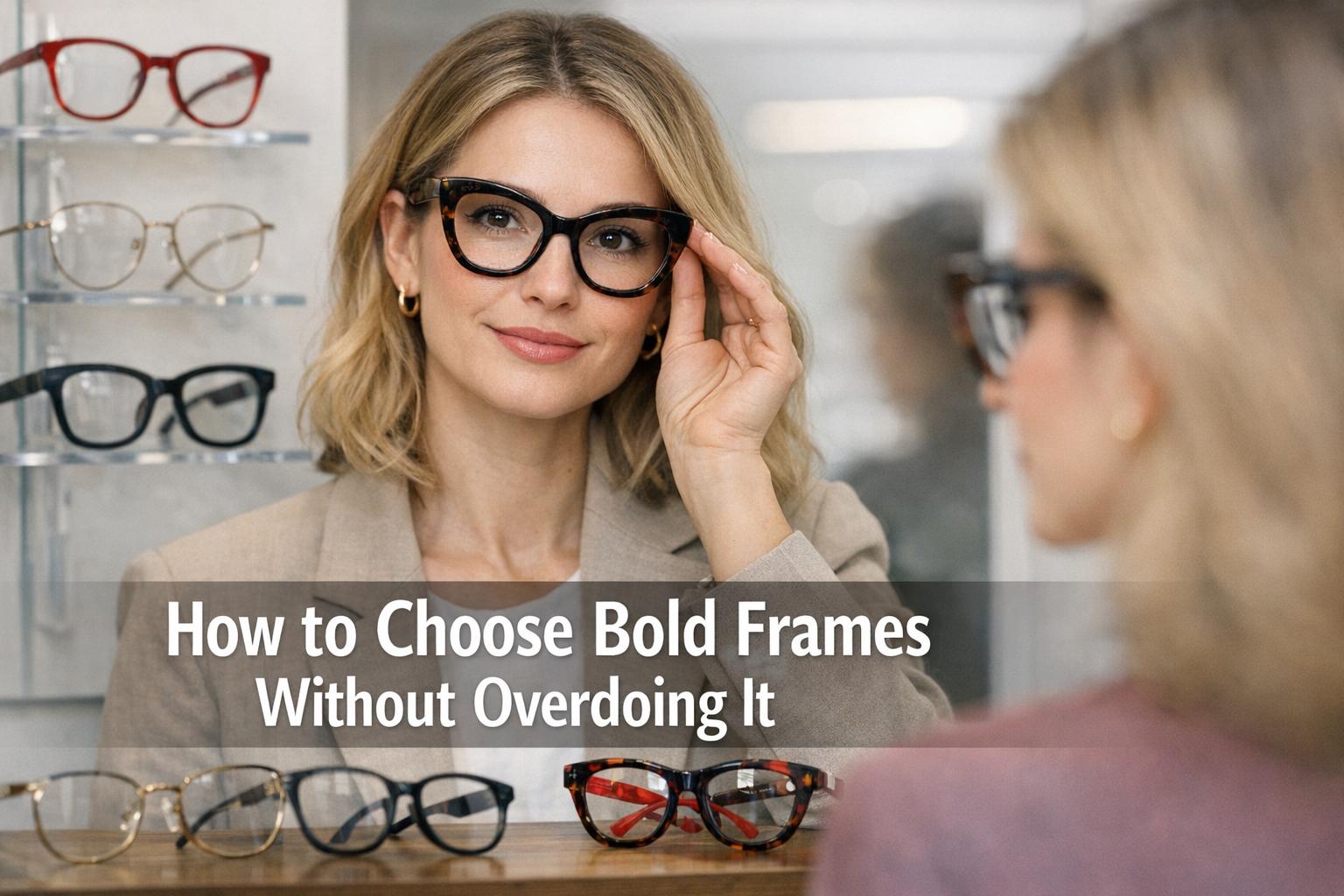 How to choose bold frames without overdoing it