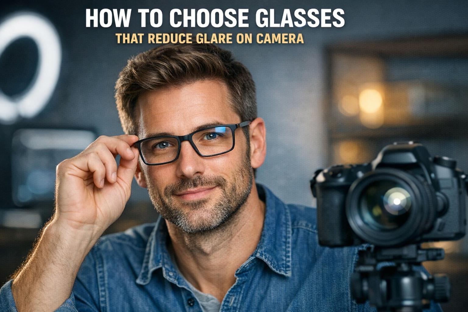 How to choose glasses that reduce glare on camera
