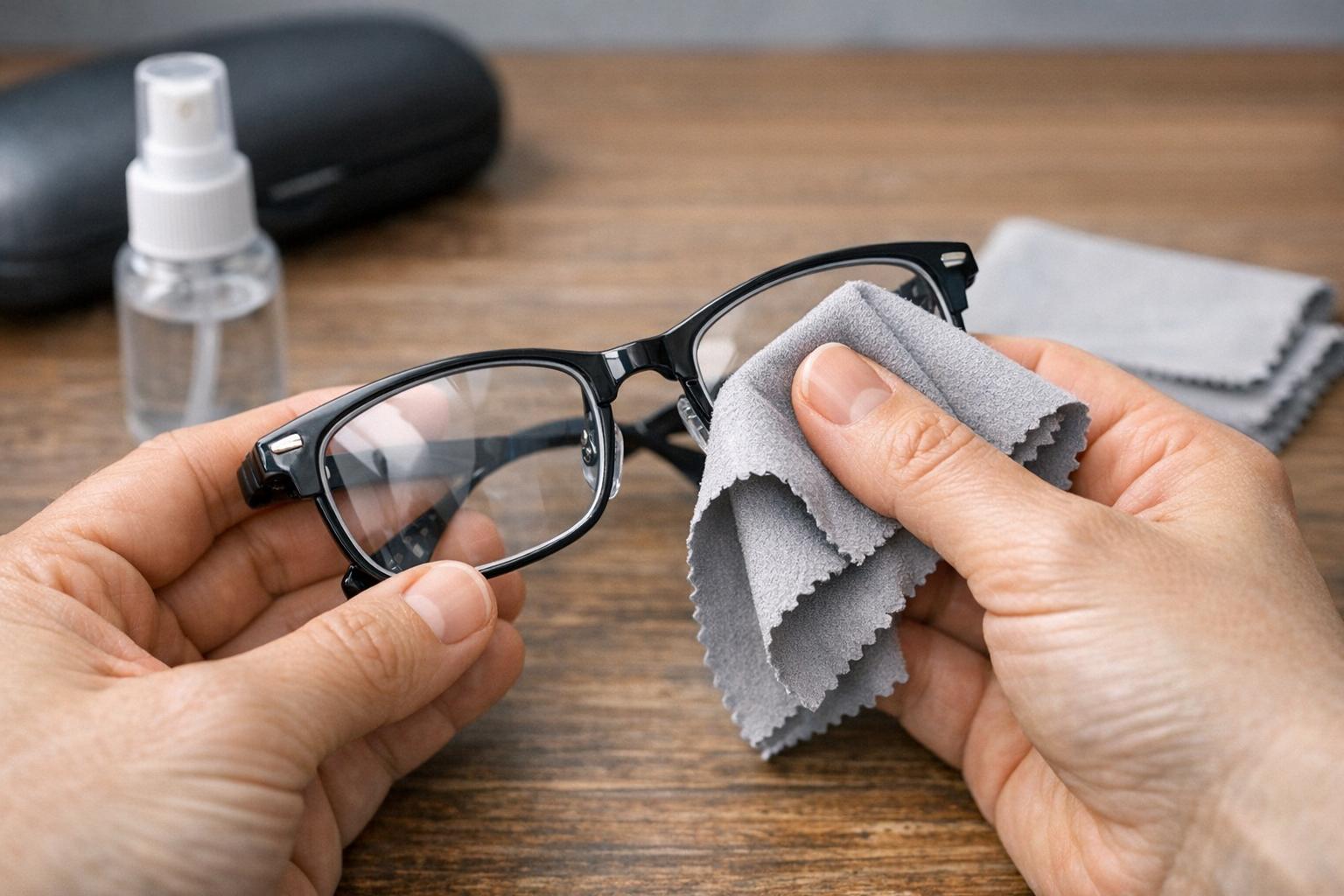 How to clean glasses properly without scratching lenses