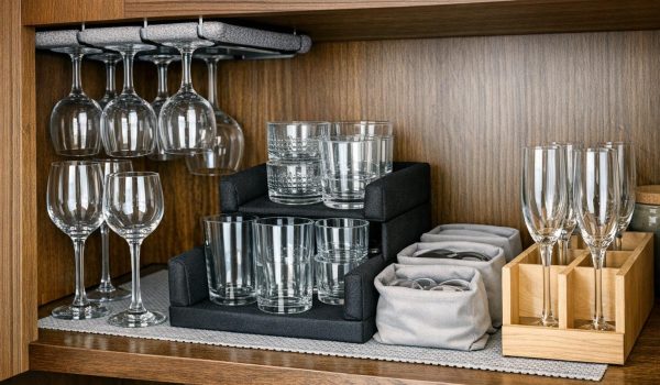 How to store glasses to avoid damage