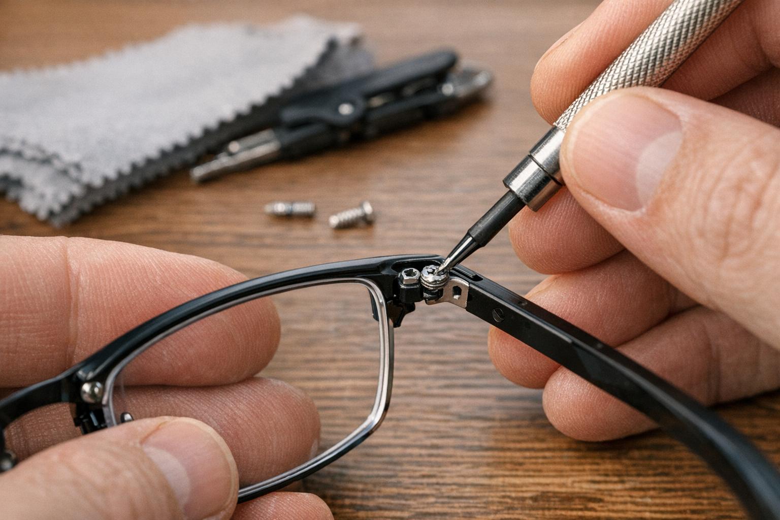 How to fix loose screws in glasses