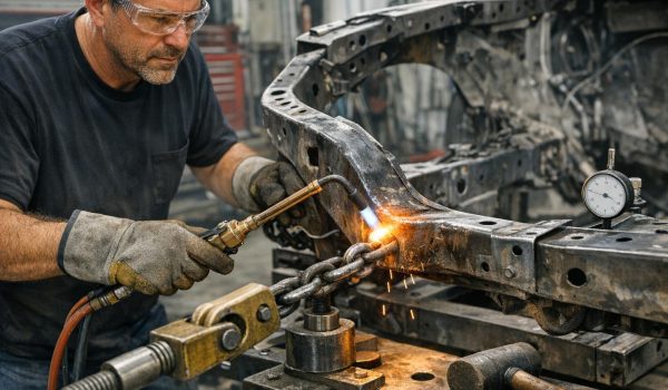 How to straighten bent frames safely